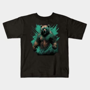 Excited bear Kids T-Shirt